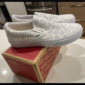 NEWNEVER WORN u-paint leopard zebra vans